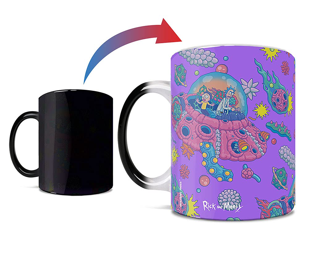 Amazon.com: Morphing Mugs Rick and Morty – Space Cruiser – Trippy